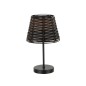 Candeeiro de mesa em metal castanho 20x20x31 cm