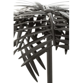 Lampada da tavolo in metallo nero 60x60x73 cm