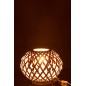 Lampe de table en bois blanc 32x32x28 cm