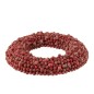 Couronne de baies en résine rouge 45x6x45 cm