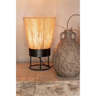 Lampe en métal naturel 18x18x28 cm 