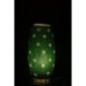 Lampe en verre vert 25x25x41 cm