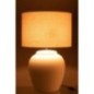 Lampe avec abat-jour en céramique blanc 41x41x60 cm Lampe avec abat-jour en céramique blanc 41x41x60 cm