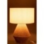 Candeeiro com abajur em metal natural 35x35x51 cm Candeeiro com abajur em metal natural 35x35x51 cm