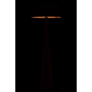 Candeeiro cogumelo em metal preto 51x51x148 cm