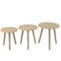 Set di 2 tavolini impilabili in legno naturale 53x53x56 cm
Set di 2 tavolini impilabili in legno naturale 53x53x56 cm