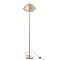 Candeeiro de pé em vidro dourado 154x36x36 cm Candeeiro de pé em vidro dourado 154x36x36 cm