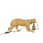 Lampe puma en résine Or 40x11x20cm Lampe puma en résine Or 40x11x20cm