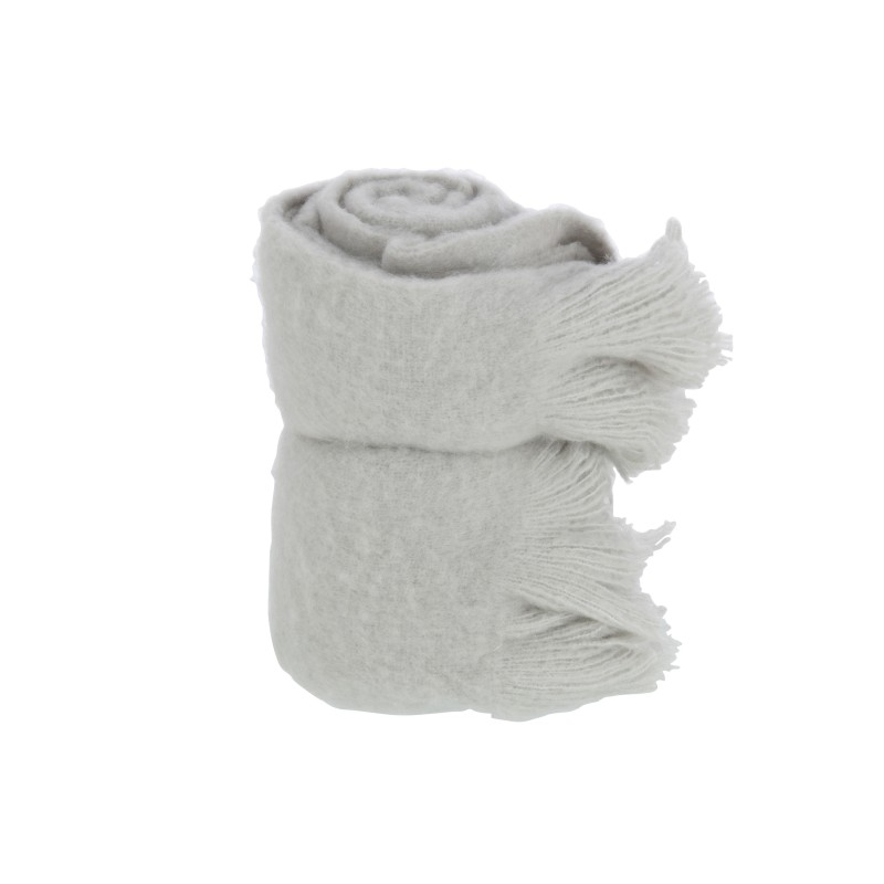 Manta de poliéster gris 180x130x2cm