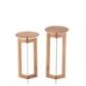 Set di 2 tavolini in metallo rame 30x30x71 cm
Set di 2 tavolini in metallo rame 30x30x71 cm