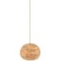 Paralume a sospensione in legno naturale 45x45x40cm
