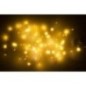 Ghirlanda luminosa argento con 90 LED bianchi L9m