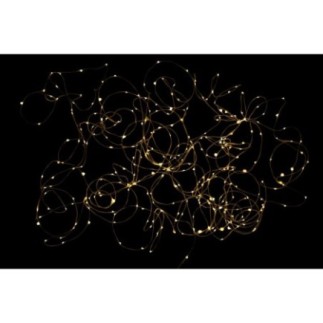 Guirlande lumineuse fil en Plastique Argent 15x15x5,5cm
