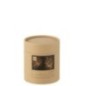 Set de 2 guirlandes lumineuses en plastique blanc et or 8.5x7.5x2.5 cm