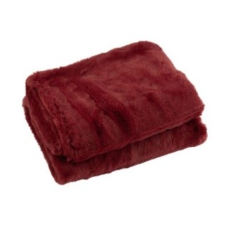 Coperta in poliestere rossa 180x130 cm