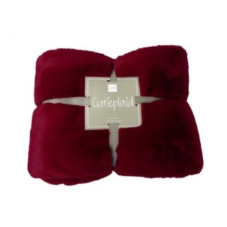 Coperta in poliestere rossa 180x130 cm