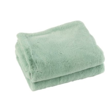 Coperta in poliestere menta 180x130 cm