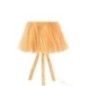 Candeeiro Bahamas em madeira natural 30x30x51 cm Candeeiro Bahamas em madeira natural 30x30x51 cm