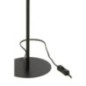 Lampada in metallo e rattan nero e naturale 32x32x50 cm Lampada in metallo e rattan nero e naturale 32x32x50 cm