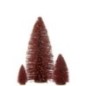 Sapin de Noël artificiel en plastique rouge 20x20x48 cm Sapin de Noël artificiel en plastique rouge 20x20x48 cm