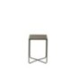 Table d'appoint carré en métal noir 50x35x35 cm Table d'appoint carré en métal noir 50x35x35 cm