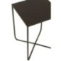 Table d'appoint carré en métal noir 50x35x35 cm Table d'appoint carré en métal noir 50x35x35 cm