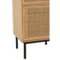 Comodino quadrato in legno beige 46x35x70 cm Comodino quadrato in legno beige 46x35x70 cm