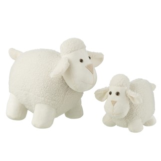 CALE-PORTE MOUTON POLY BLC L 