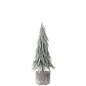Árbol de Navidad artificial led de plástico verde 12x12x45 cm Árbol de Navidad artificial led de plástico verde 12x12x45 cm
