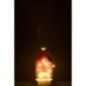 Reno decorativo iluminado de metal naranja 11x6x32 cm Reno decorativo iluminado de metal naranja 11x6x32 cm