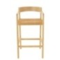Chaise de bar en Bois Naturel 55x53x100cm Chaise de bar en Bois Naturel 55x53x100cm