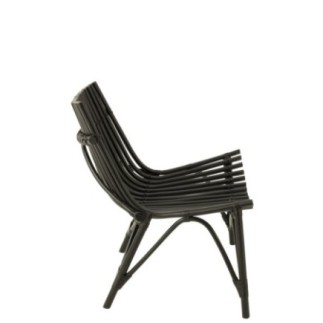 Sedia in legno nero 77x80x84cm