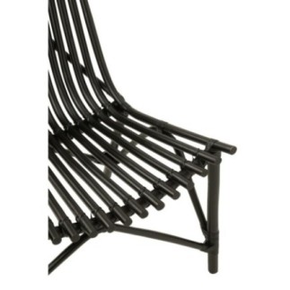 Sedia in legno nero 77x80x84cm