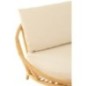 Poltrona in legno naturale 98x98x70 cm
Poltrona in legno naturale 98x98x70 cm