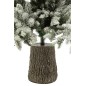 Albero di Natale artificiale con luci a LED in plastica bianca 140*140*210 cm