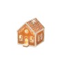 Maison de Noël en résine marron 18x15x17.5 cm Maison de Noël en résine marron 18x15x17.5 cm