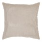 Coussin en polyester beige 45x45 cm Coussin en polyester beige 45x45 cm