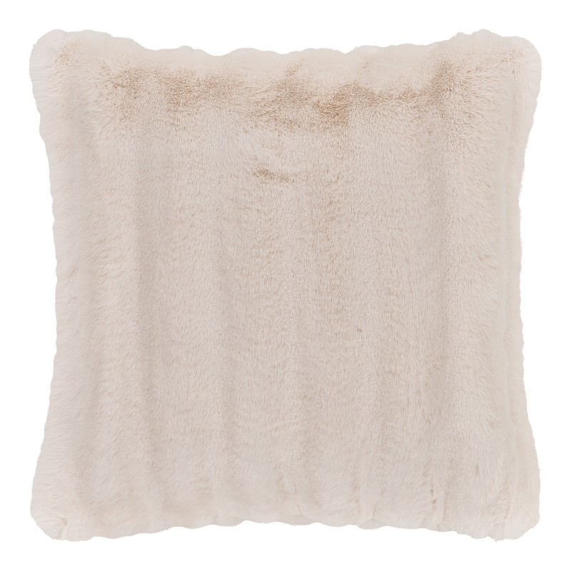 Coussin en fourrure artificielle blanche 45x45 cm Coussin en fourrure artificielle blanche 45x45 cm