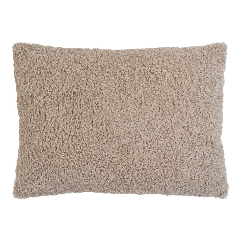Coussin rectangulaire en polyester brun 45x60 cm Coussin rectangulaire en polyester brun 45x60 cm