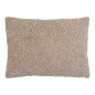 Cuscino rettangolare in poliestere marrone 45x60 cm Cuscino rettangolare in poliestere marrone 45x60 cm