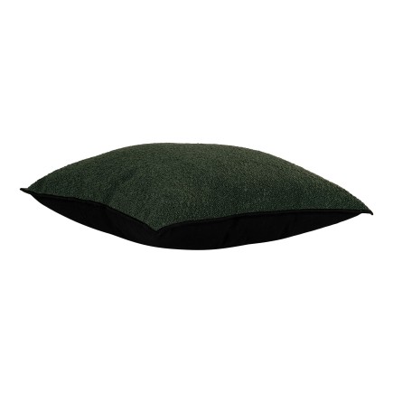 Coussin en polyester vert 45x45 cm