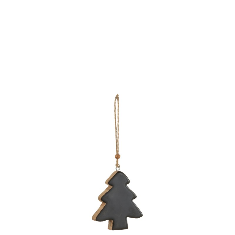 Albero sospeso in legno Nero 9x1,5x10,5 cm Albero sospeso in legno Nero 9x1,5x10,5 cm