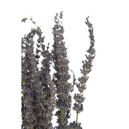 Ramo de lavanda artificial de madera malva 12x12x73 cm