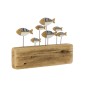 Banc de poissons en bois de paulownia 30x5x21.5 cm Banc de poissons en bois de paulownia 30x5x21.5 cm