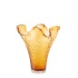 Vase en verre caramel 32x32x31 cm