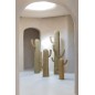 Cactus en herbes naturelles beige 60x22x145 cm