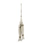 Suspension de poisson en bois blanchi 7x4x65 cm Suspension de poisson en bois blanchi 7x4x65 cm