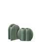 Vaso in porcellana verde scuro 17x9,5x24,5 cm Vaso in porcellana verde scuro 17x9,5x24,5 cm