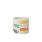Macetero Peces de cerámica blanca 14 x 14 x 13 cm Macetero Peces de cerámica blanca 14 x 14 x 13 cm