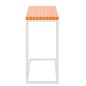 Table d'appoint rectangulaire en fer à carreaux orange 47.5x29.5x60.5 cm Table d'appoint rectangulaire en fer à carreaux orange 47.5x29.5x60.5 cm